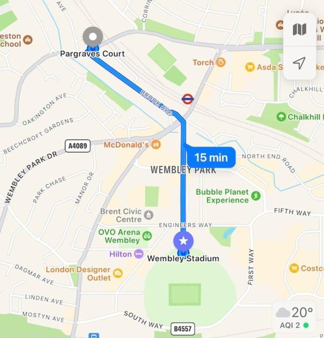 Gorgeous Flat 10 Min Walk To Stadium Free Parking Londres Exterior foto